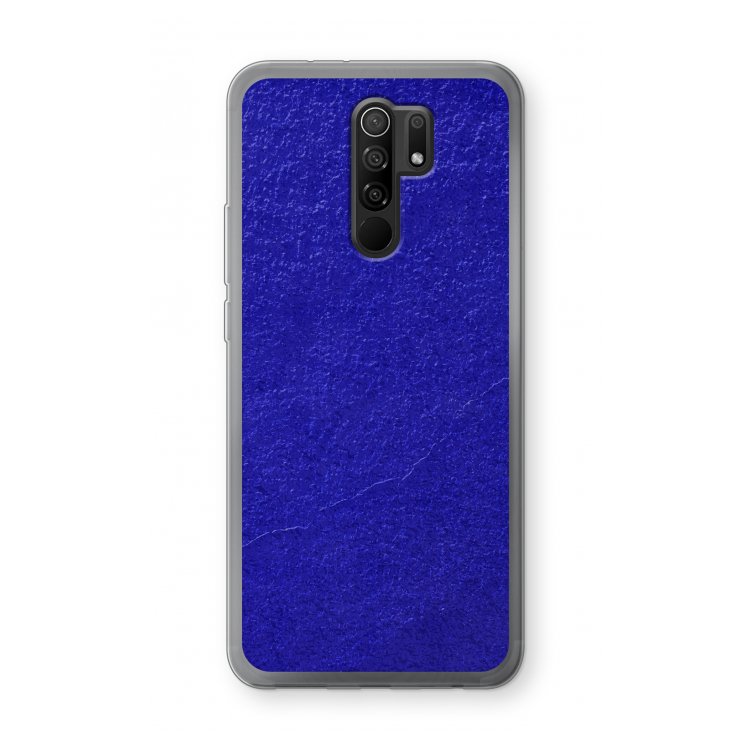 Majorelle Blue: Xiaomi Redmi 9 Transparant Hoesje