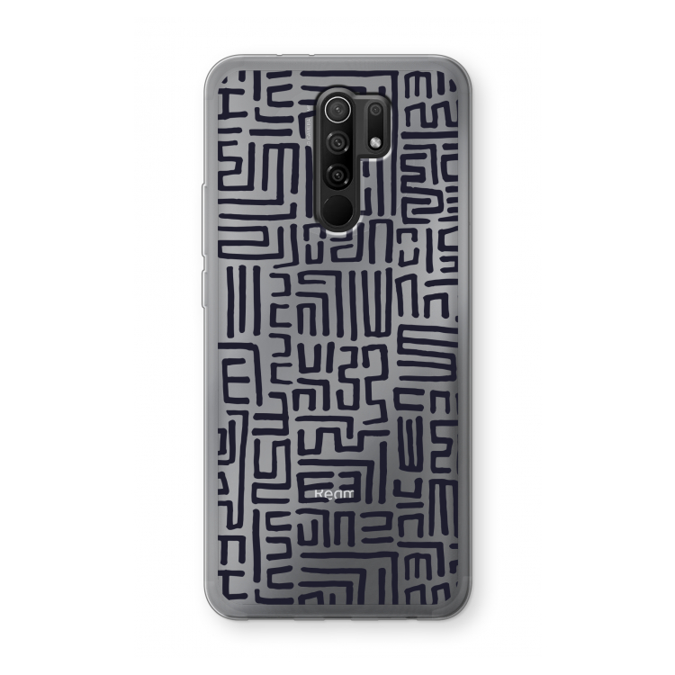Moroccan Print: Xiaomi Redmi 9 Transparant Hoesje