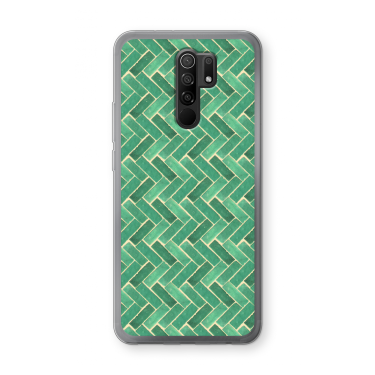 Moroccan tiles 2: Xiaomi Redmi 9 Transparant Hoesje