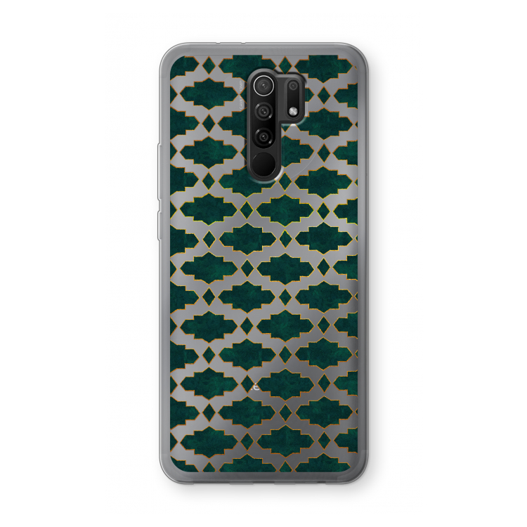 Moroccan tiles: Xiaomi Redmi 9 Transparant Hoesje