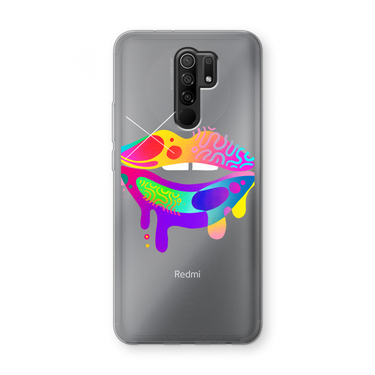 Lip Palette: Xiaomi Redmi 9 Transparant Hoesje