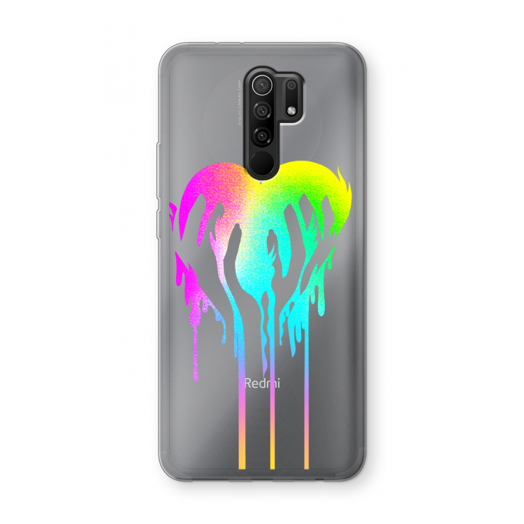Hold My Heart: Xiaomi Redmi 9 Transparant Hoesje
