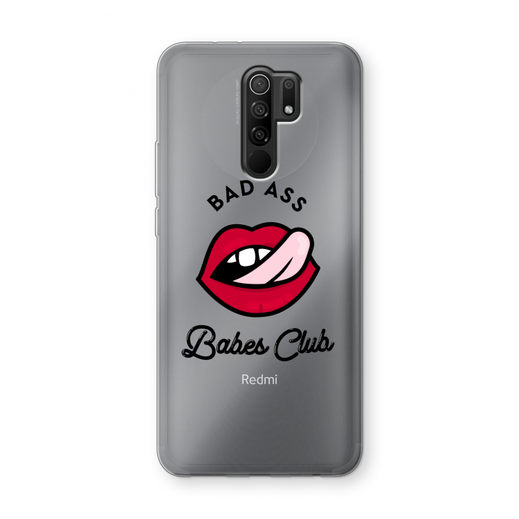 Badass Babes Club: Xiaomi Redmi 9 Transparant Hoesje