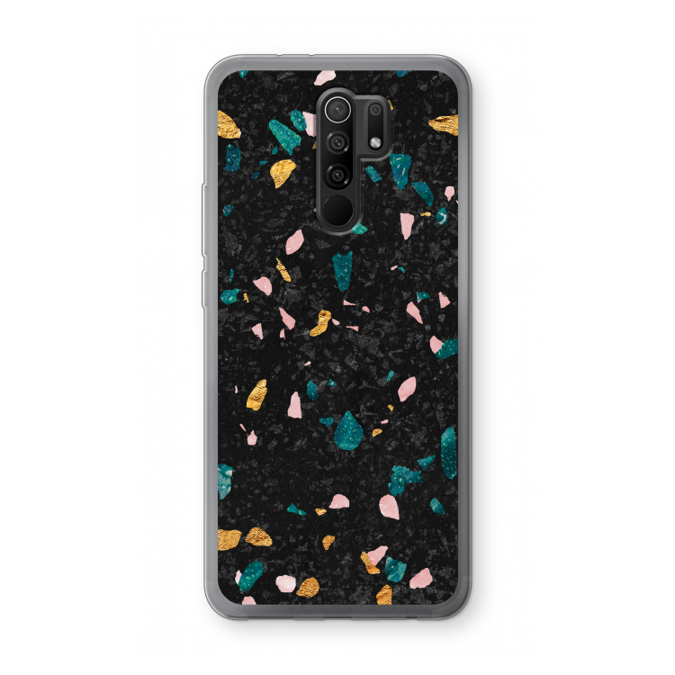 Terrazzo N°10: Xiaomi Redmi 9 Transparant Hoesje