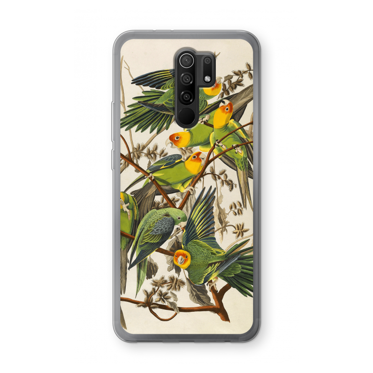 Carolinaparkiet: Xiaomi Redmi 9 Transparant Hoesje