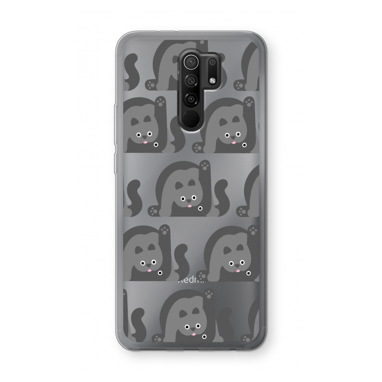 Cats: Xiaomi Redmi 9 Transparant Hoesje