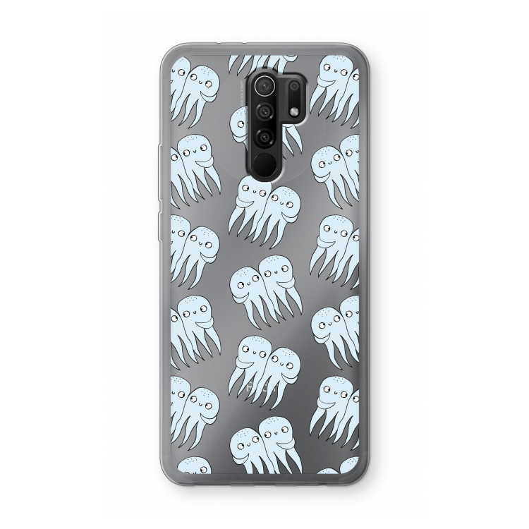 Octopussen: Xiaomi Redmi 9 Transparant Hoesje