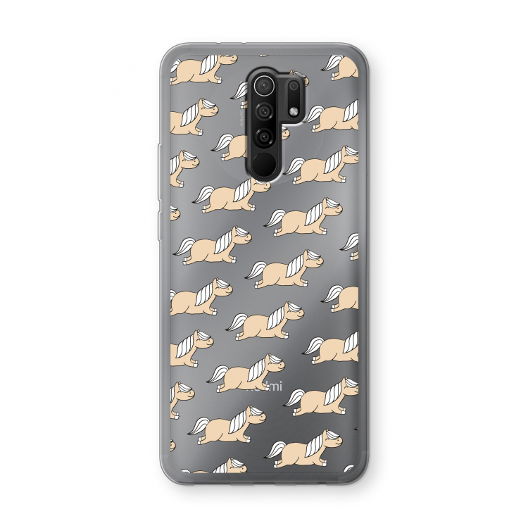 Ponys: Xiaomi Redmi 9 Transparant Hoesje