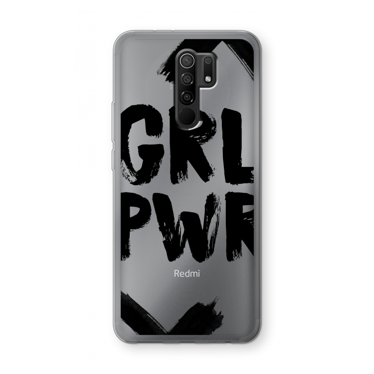 Girl Power #2: Xiaomi Redmi 9 Transparant Hoesje