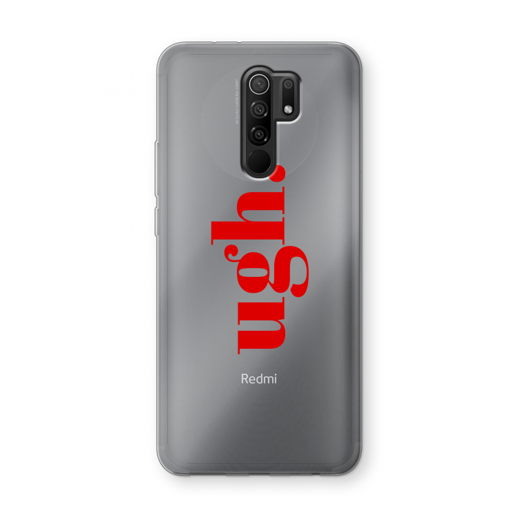 Ugh: Xiaomi Redmi 9 Transparant Hoesje