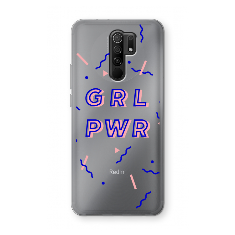 GRL PWR: Xiaomi Redmi 9 Transparant Hoesje