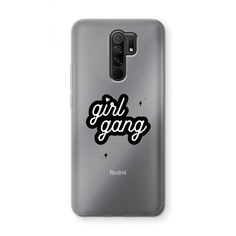 Girl Gang: Xiaomi Redmi 9 Transparant Hoesje