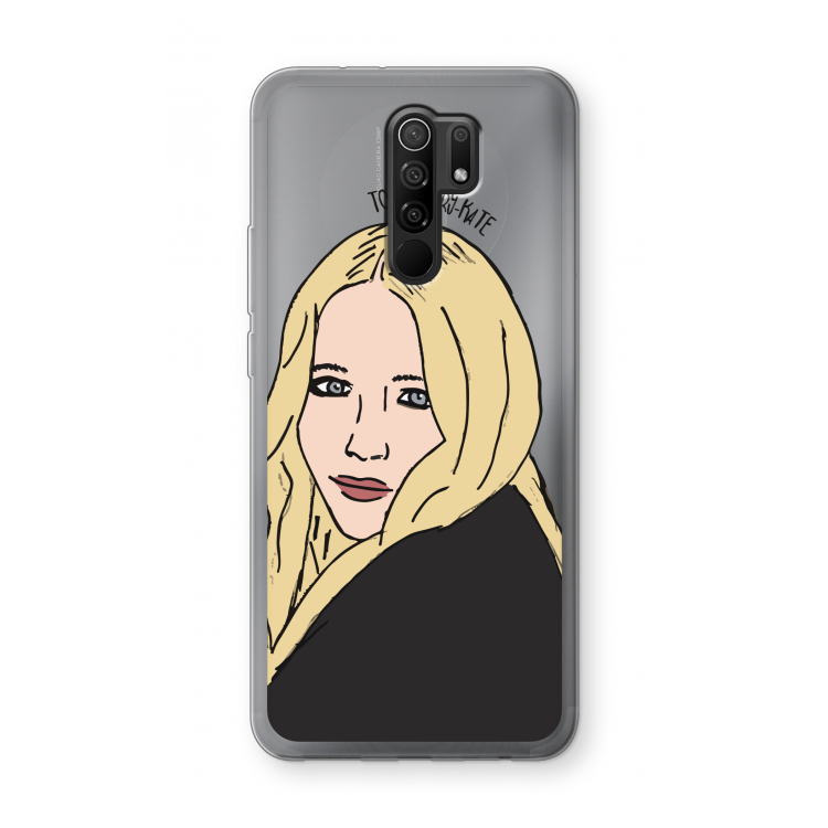 Mary Kate: Xiaomi Redmi 9 Transparant Hoesje
