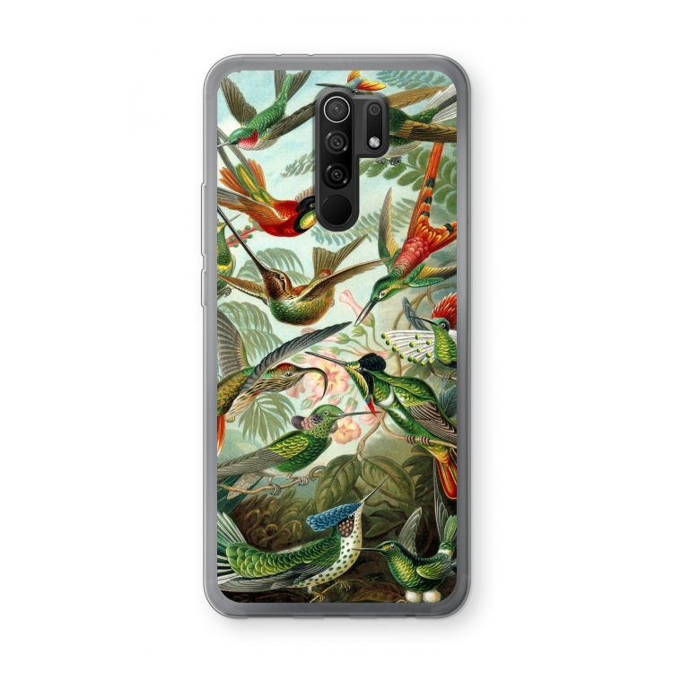 Haeckel Trochilidae: Xiaomi Redmi 9 Transparant Hoesje