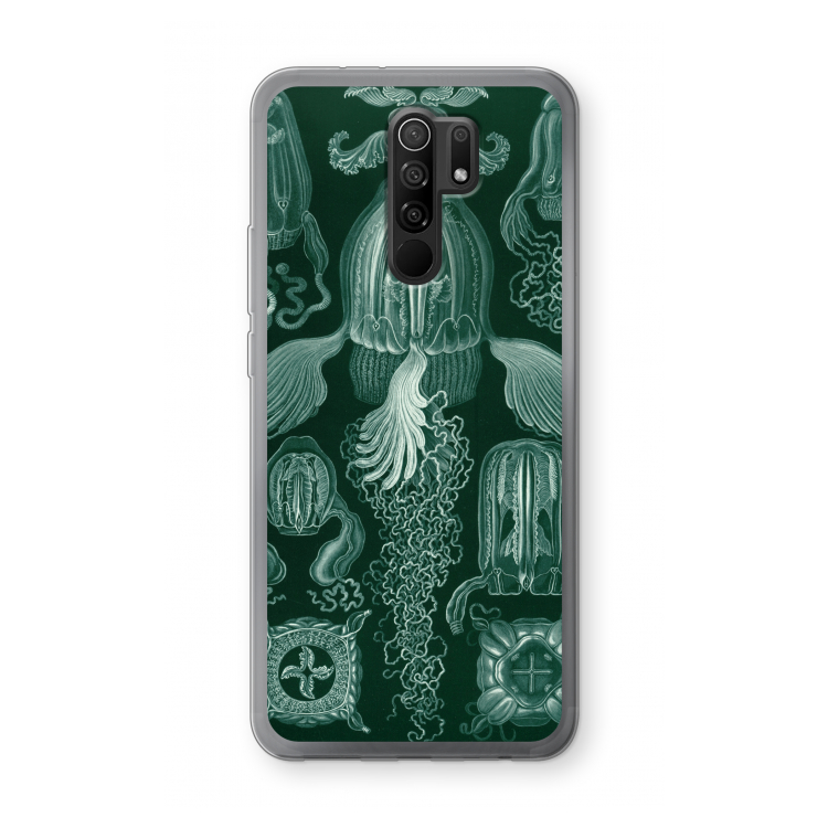 Haeckel Cubomedusae: Xiaomi Redmi 9 Transparant Hoesje
