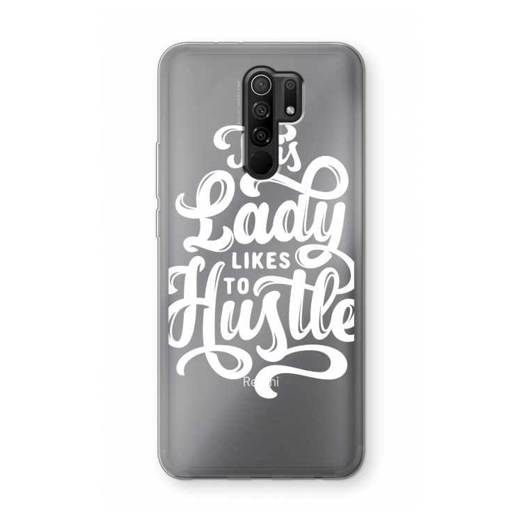 Hustle Lady: Xiaomi Redmi 9 Transparant Hoesje