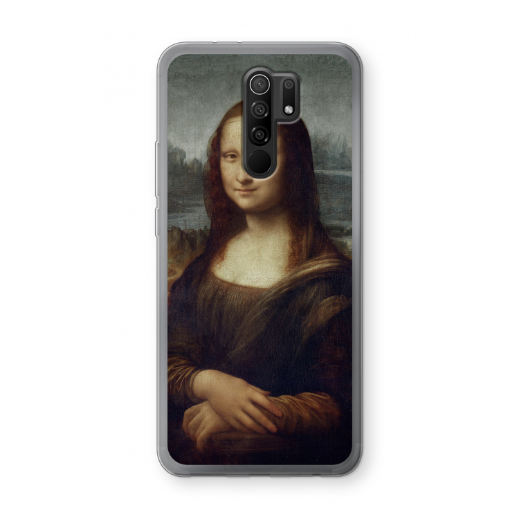 Mona Lisa: Xiaomi Redmi 9 Transparant Hoesje
