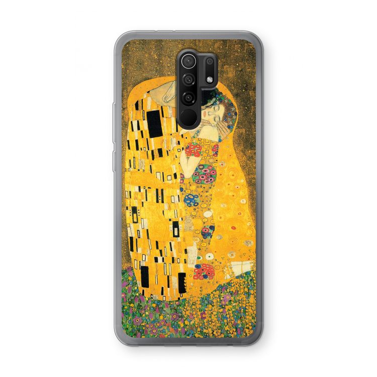 Der Kuss: Xiaomi Redmi 9 Transparant Hoesje