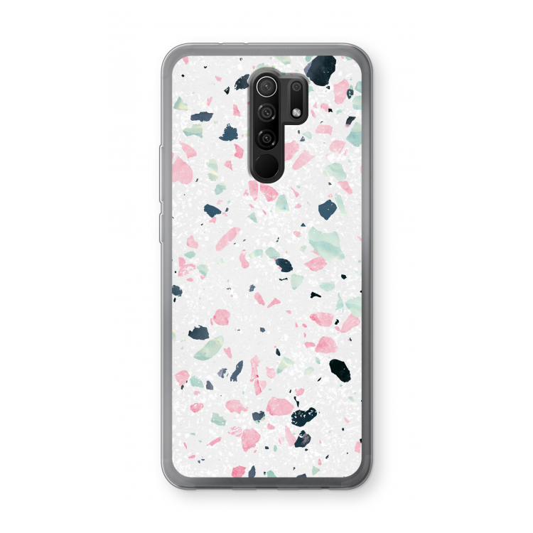 Terrazzo N°3: Xiaomi Redmi 9 Transparant Hoesje