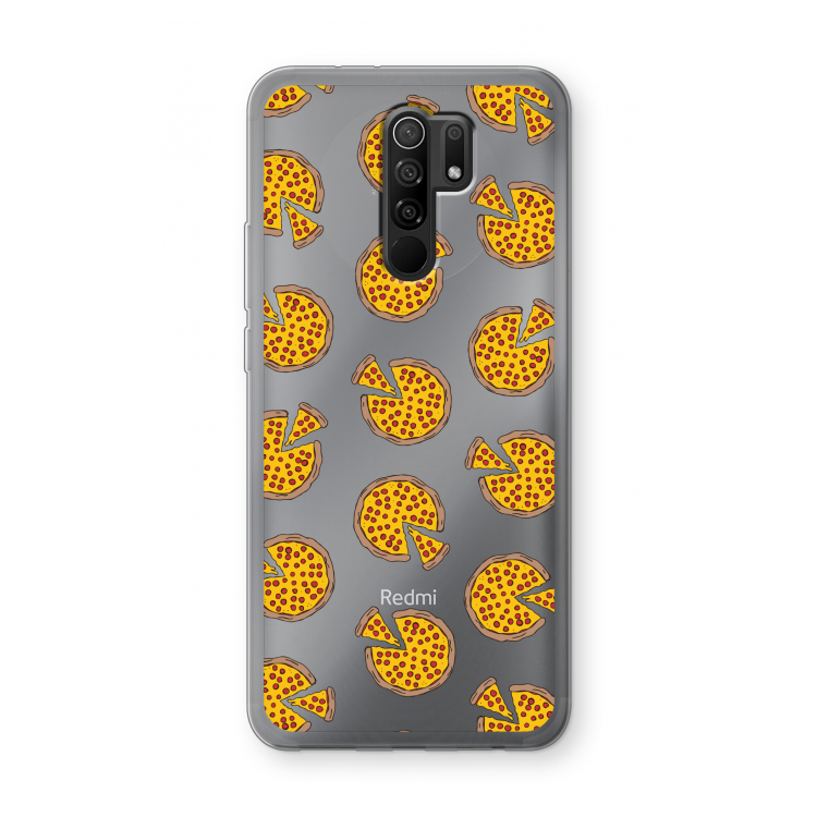 You Had Me At Pizza: Xiaomi Redmi 9 Transparant Hoesje