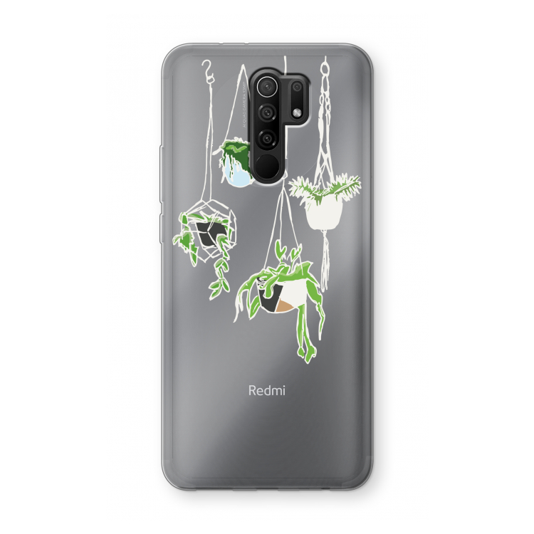 Hang In There: Xiaomi Redmi 9 Transparant Hoesje