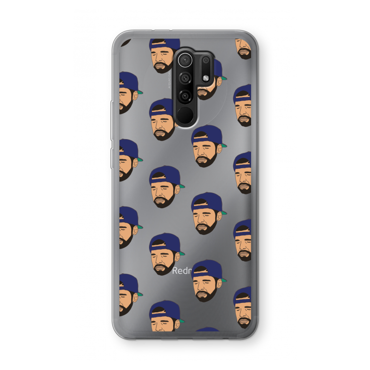 Drake Away: Xiaomi Redmi 9 Transparant Hoesje