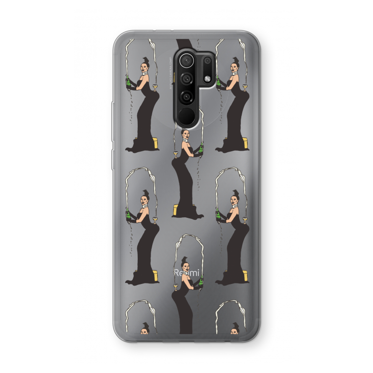 Pop Some Kim: Xiaomi Redmi 9 Transparant Hoesje