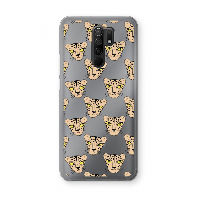 Tijger: Xiaomi Redmi 9 Transparant Hoesje