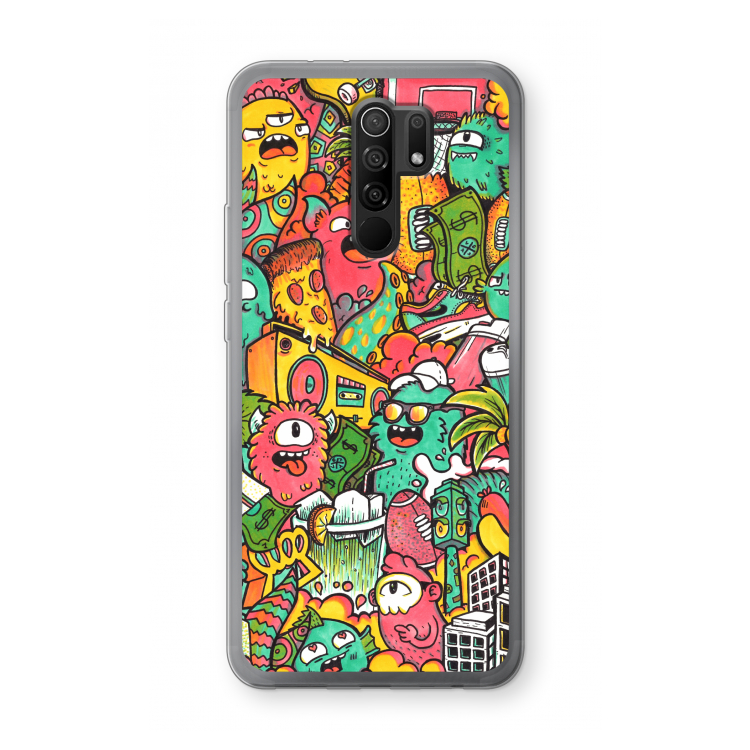Vexx City: Xiaomi Redmi 9 Transparant Hoesje