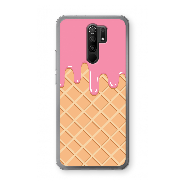 Ice cream: Xiaomi Redmi 9 Transparant Hoesje