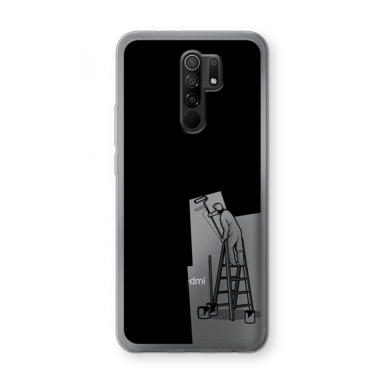 Musketon Painter: Xiaomi Redmi 9 Transparant Hoesje