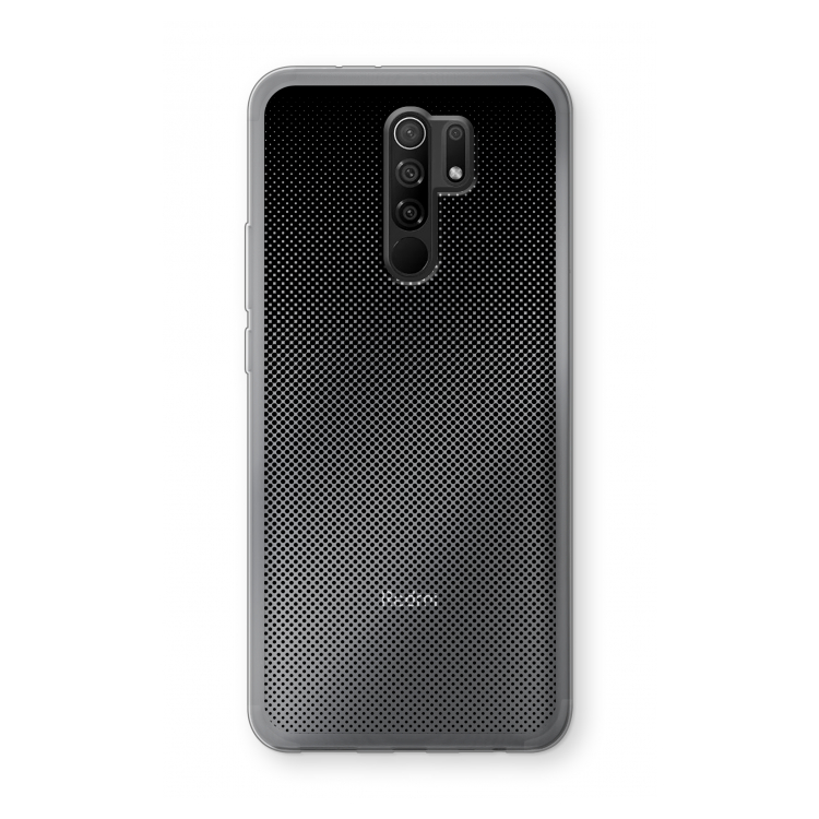 Musketon Halftone: Xiaomi Redmi 9 Transparant Hoesje