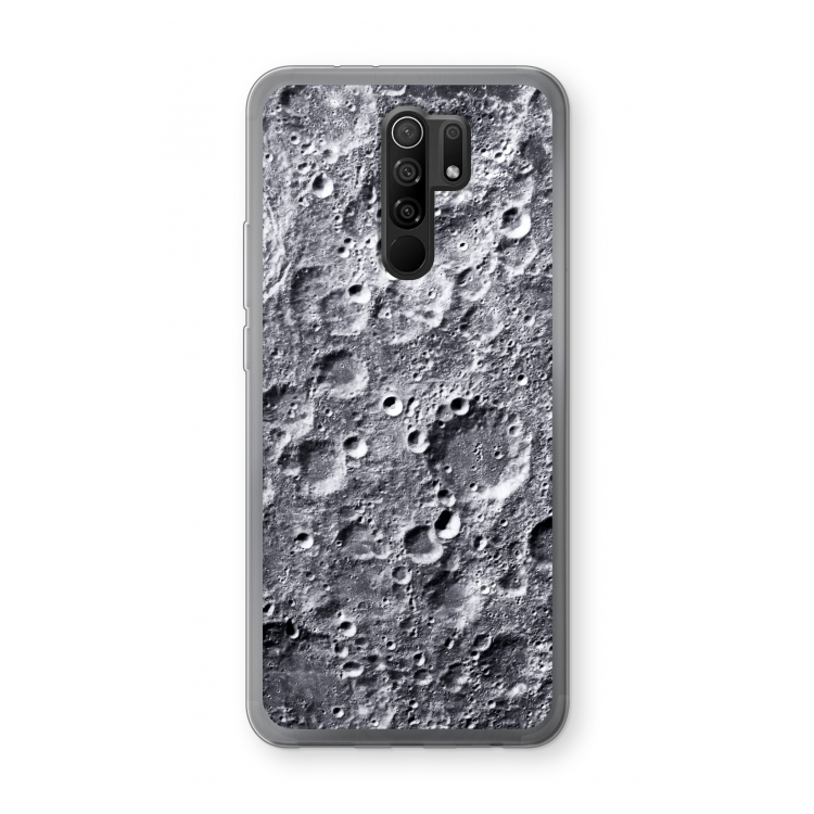Maanlandschap: Xiaomi Redmi 9 Transparant Hoesje