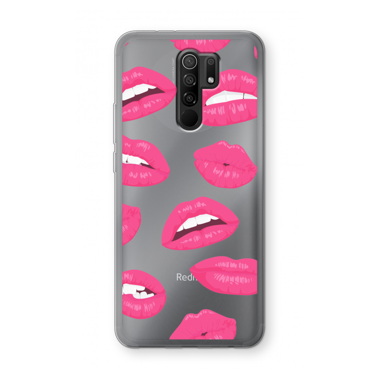 Bite my lip: Xiaomi Redmi 9 Transparant Hoesje