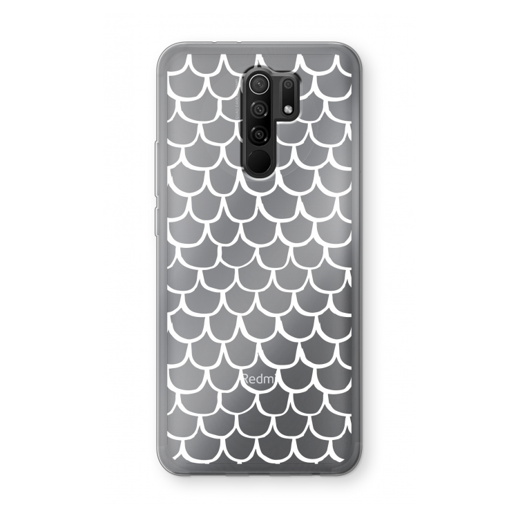 Dakpannetjes: Xiaomi Redmi 9 Transparant Hoesje