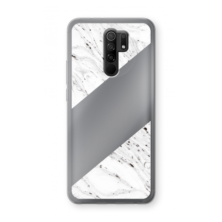 Biggest stripe: Xiaomi Redmi 9 Transparant Hoesje