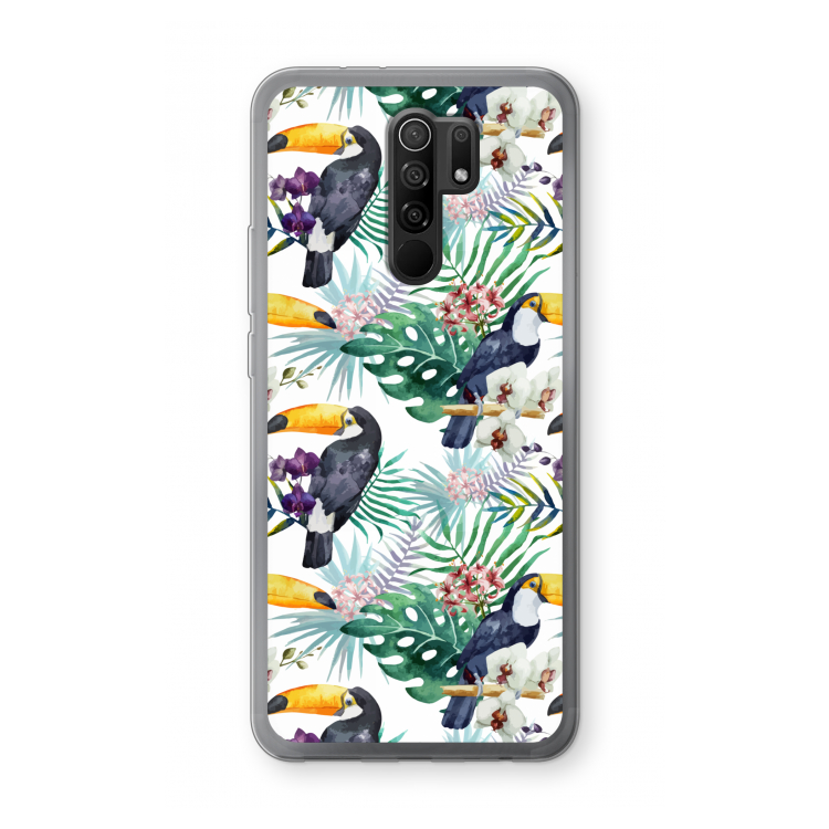Tukans: Xiaomi Redmi 9 Transparant Hoesje