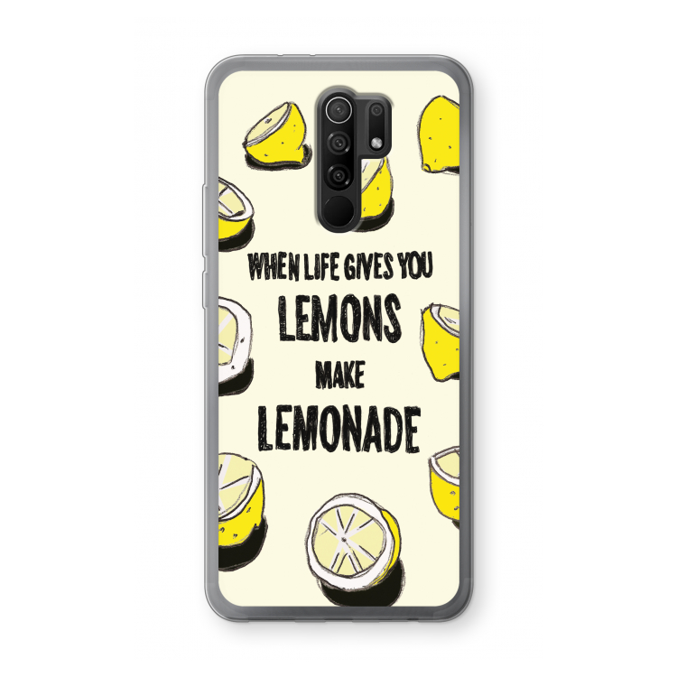 Lemonade: Xiaomi Redmi 9 Transparant Hoesje