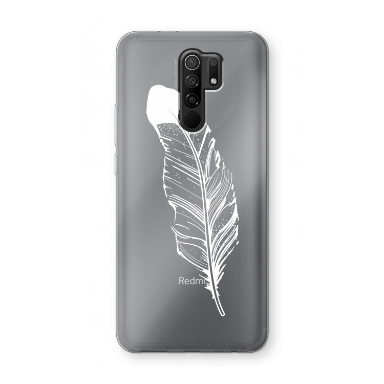 Pluim: Xiaomi Redmi 9 Transparant Hoesje