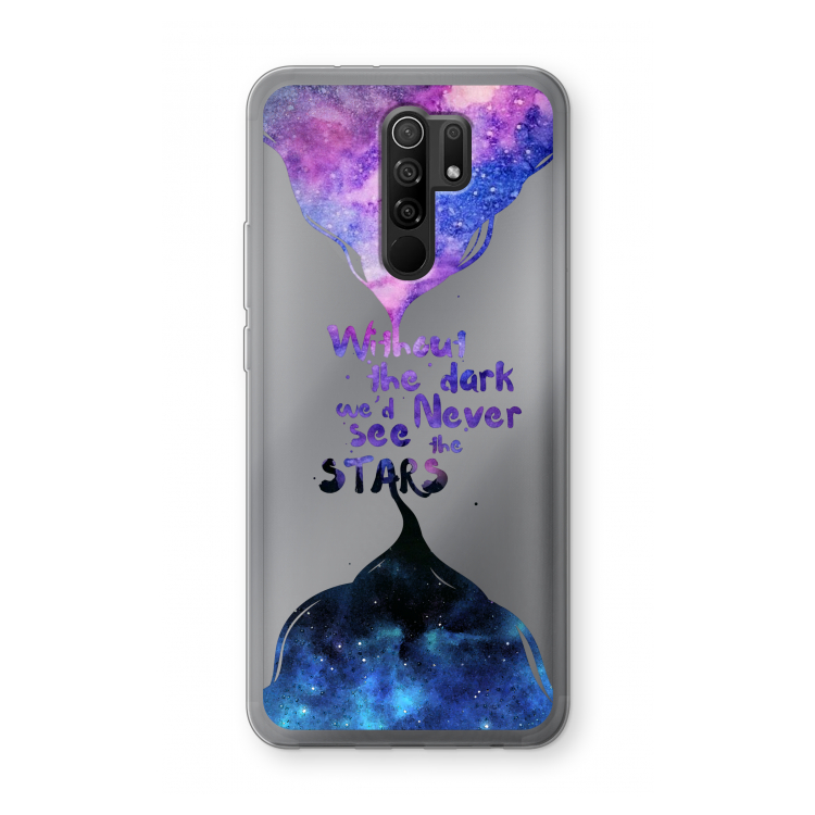 Stars quote: Xiaomi Redmi 9 Transparant Hoesje