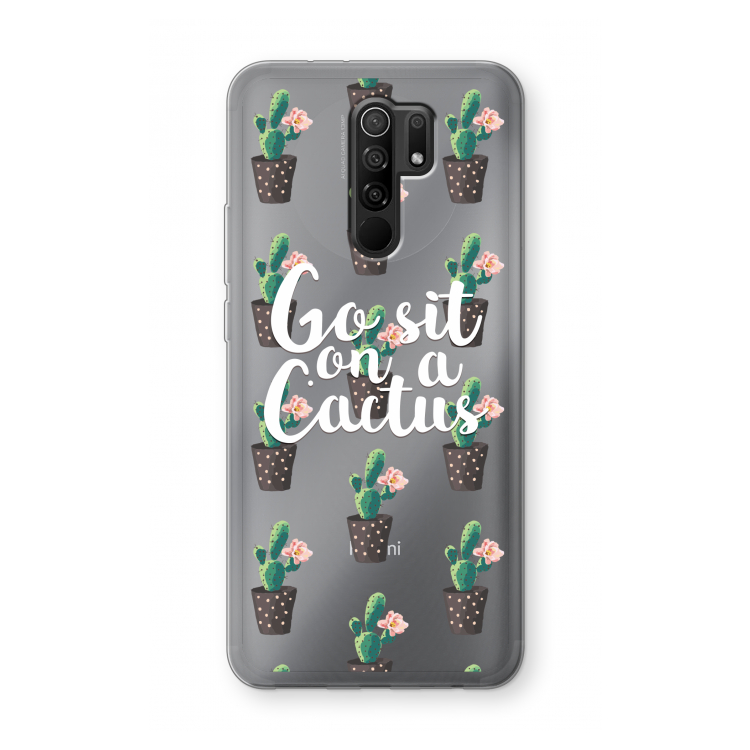 Cactus quote: Xiaomi Redmi 9 Transparant Hoesje