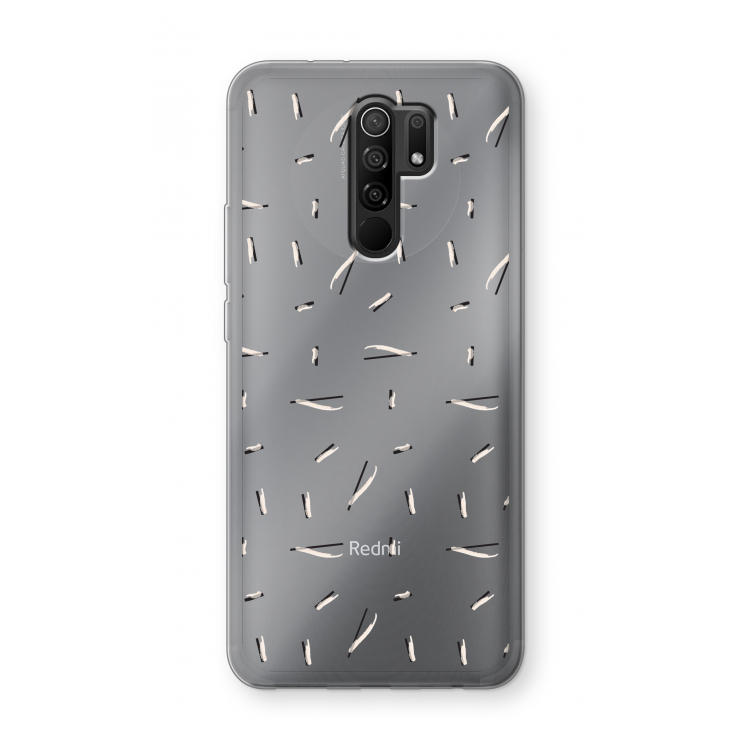 Hipster stripes: Xiaomi Redmi 9 Transparant Hoesje