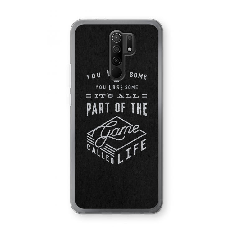 Life: Xiaomi Redmi 9 Transparant Hoesje