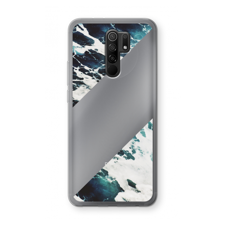 Golven: Xiaomi Redmi 9 Transparant Hoesje