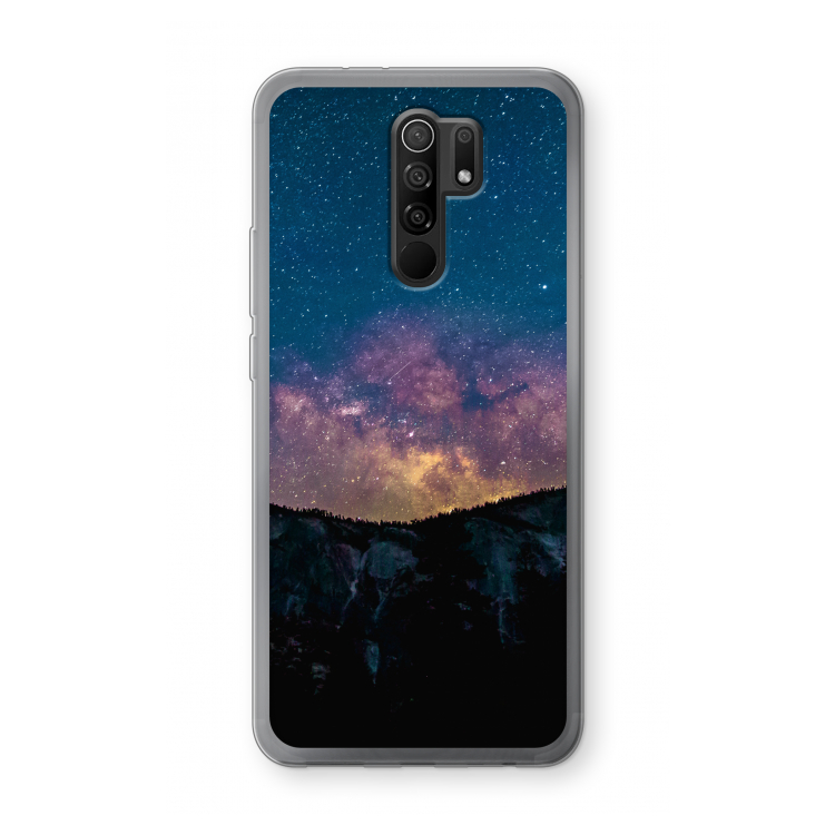 Travel to space: Xiaomi Redmi 9 Transparant Hoesje