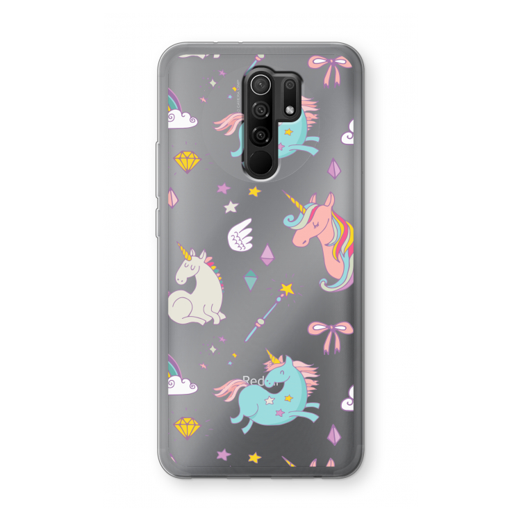 Fantasiewereld: Xiaomi Redmi 9 Transparant Hoesje