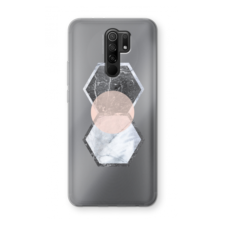 Creatieve toets: Xiaomi Redmi 9 Transparant Hoesje