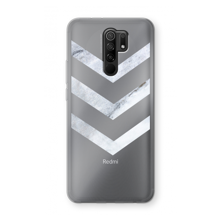 Marmeren pijlen: Xiaomi Redmi 9 Transparant Hoesje