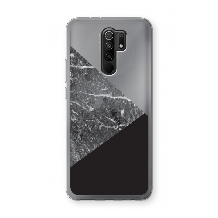 Combinatie marmer: Xiaomi Redmi 9 Transparant Hoesje