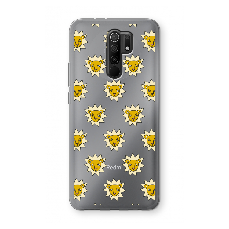 Leeuwenkoppen: Xiaomi Redmi 9 Transparant Hoesje